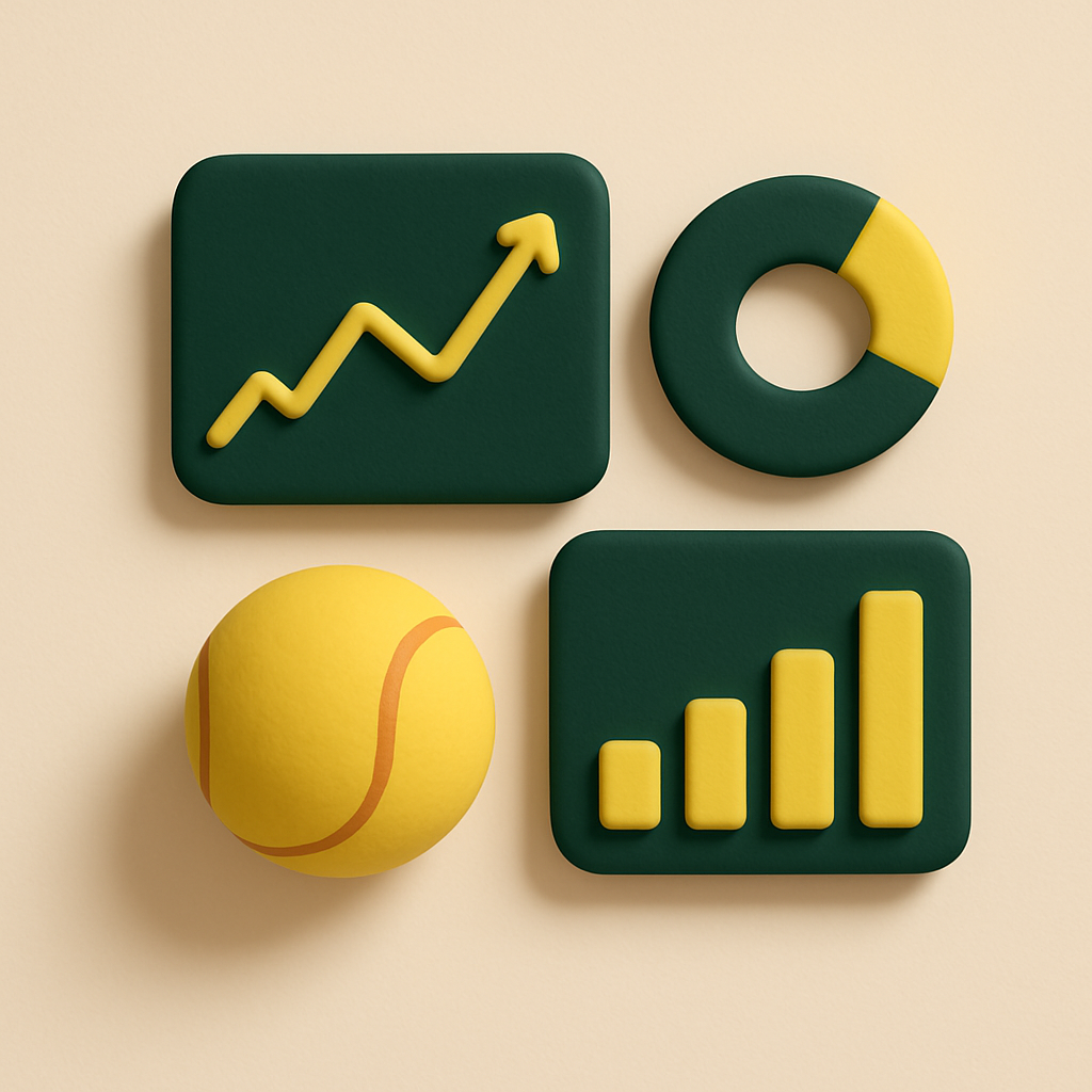 Analytics dashboard tiles illustration